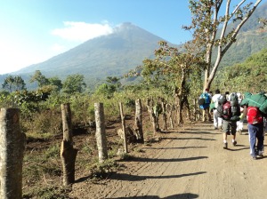 Caminata al volcán de Atitlán, Guatemala
